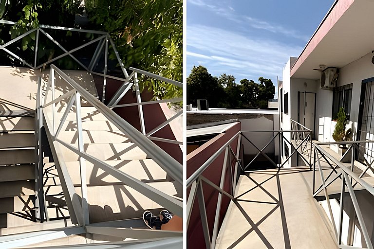 Balcón y cochera, en Corazón Histórico de Mendoza