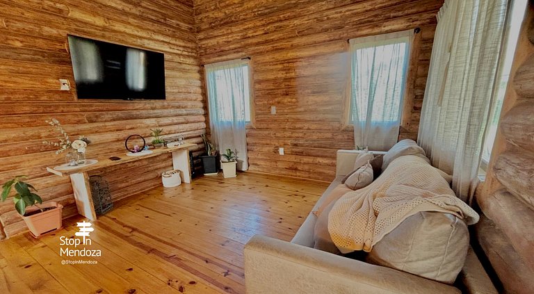 Cabaña del Oeste en Manzano Histórico, Tunuyán | 7 pax